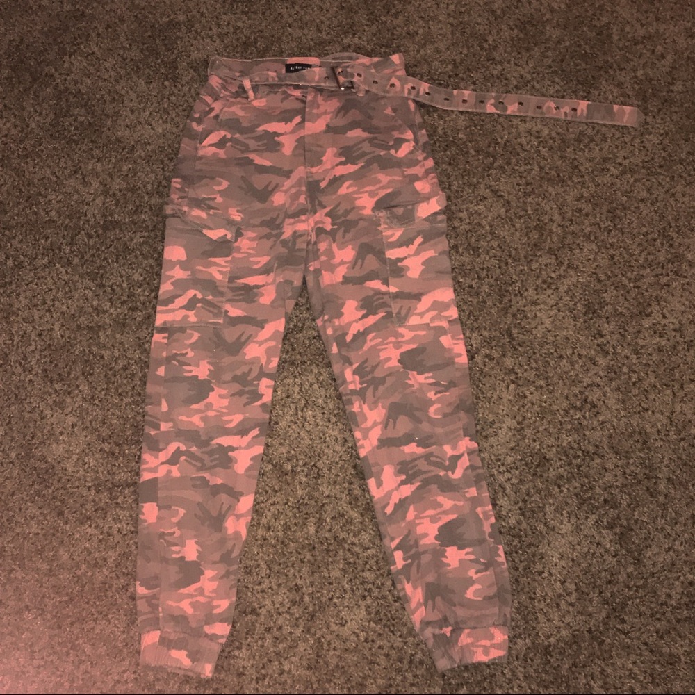Camo cargo pants